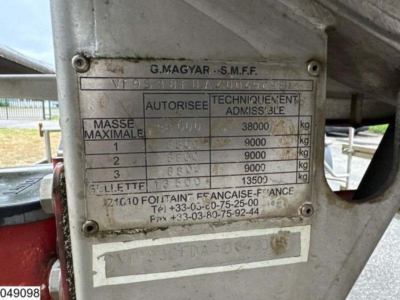 Magyar Chemie 22.500 Liter, 1 Comp - Puspriekabė cisterna: foto 4 Magyar Chemie 22.500 Liter, 1 Comp - Puspriekabė cisterna: foto 4