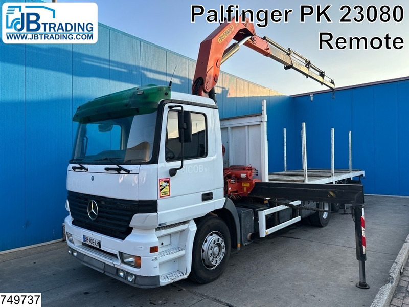 Mercedes-Benz Actros 2531 Palfinger PK23080, Remote - Platforminis/ Bortinis sunkvežimis, Sunkvežimis su kranu: foto 1 Mercedes-Benz Actros 2531 Palfinger PK23080, Remote - Platforminis/ Bortinis sunkvežimis, Sunkvežimis su kranu: foto 1