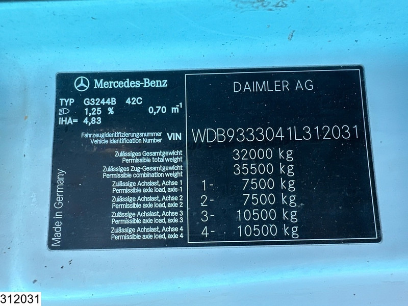 Mercedes-Benz Actros 3244 8x4, PUMI, Putzmeister, 24 MTR, Telligent 16 - Betono siurblys: foto 5 Mercedes-Benz Actros 3244 8x4, PUMI, Putzmeister, 24 MTR, Telligent 16 - Betono siurblys: foto 5