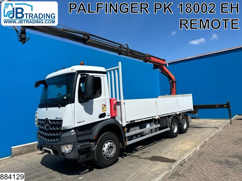 Mercedes-Benz Arocs 2640 6X4, EURO 6, Steel suspension, Retarder - Platforminis/ Bortinis sunkvežimis, Sunkvežimis su kranu: foto 1 Mercedes-Benz Arocs 2640 6X4, EURO 6, Steel suspension, Retarder - Platforminis/ Bortinis sunkvežimis, Sunkvežimis su kranu: foto 1