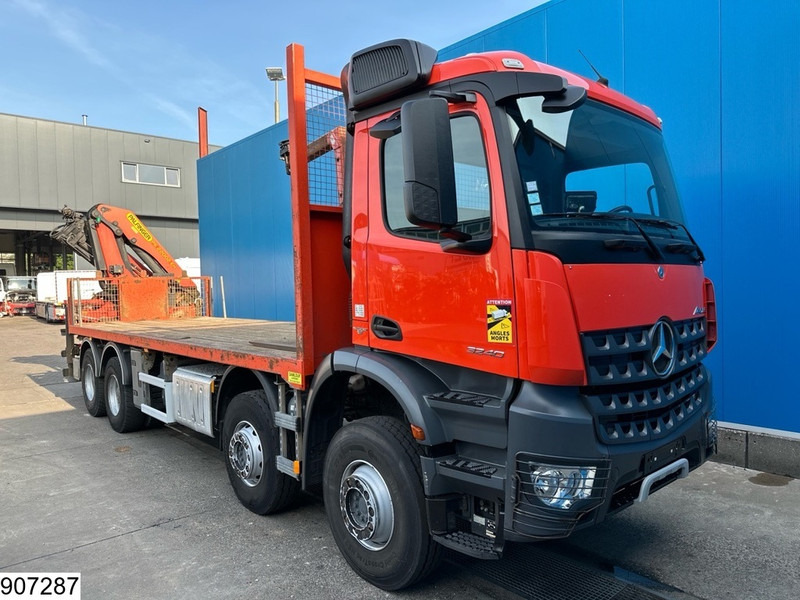 Mercedes-Benz Arocs 3240 8X4, EURO 6, Steel suspension, Palfinger - Platforminis/ Bortinis sunkvežimis, Sunkvežimis su kranu: foto 3 Mercedes-Benz Arocs 3240 8X4, EURO 6, Steel suspension, Palfinger - Platforminis/ Bortinis sunkvežimis, Sunkvežimis su kranu: foto 3