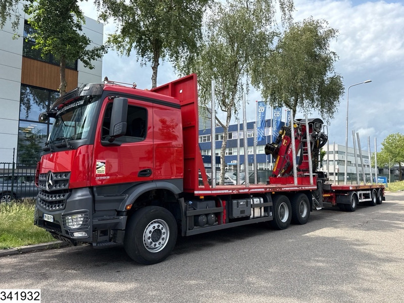 Mercedes-Benz Arocs 3353 6x4, EURO 6, Rertarder, Kesla, Combi - Miškovežis, Sunkvežimis su kranu: foto 2 Mercedes-Benz Arocs 3353 6x4, EURO 6, Rertarder, Kesla, Combi - Miškovežis, Sunkvežimis su kranu: foto 2