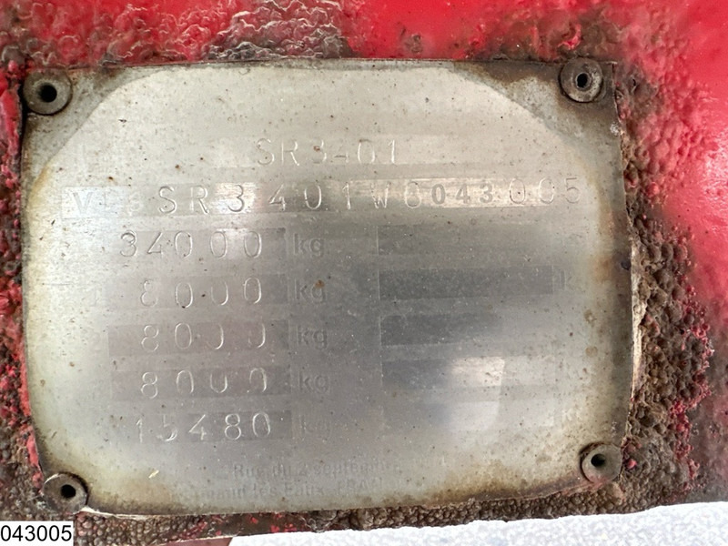 ROBINE Gas 49018 liter, LPG GPL Butane gas, 1 Comp - Puspriekabė cisterna: foto 4 ROBINE Gas 49018 liter, LPG GPL Butane gas, 1 Comp - Puspriekabė cisterna: foto 4