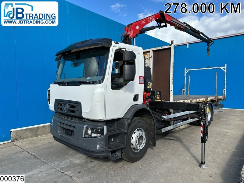 Renault C 320 EURO 6, Fassi, Remote - Platforminis/ Bortinis sunkvežimis, Sunkvežimis su kranu: foto 1 Renault C 320 EURO 6, Fassi, Remote - Platforminis/ Bortinis sunkvežimis, Sunkvežimis su kranu: foto 1