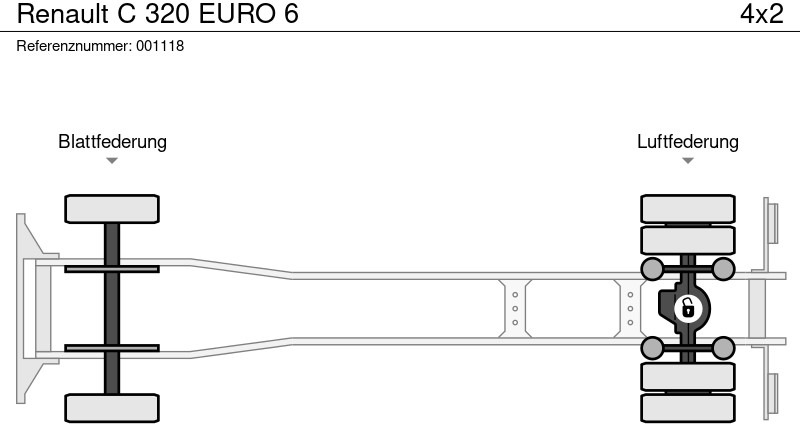 Savivartis sunkvežimis Renault C 320 EURO 6: foto 17