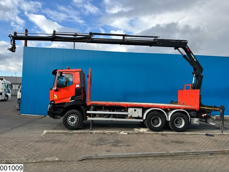 Renault C 380 6x4, EURO 6, Hiab, Remote - Platforminis/ Bortinis sunkvežimis, Sunkvežimis su kranu: foto 2 Renault C 380 6x4, EURO 6, Hiab, Remote - Platforminis/ Bortinis sunkvežimis, Sunkvežimis su kranu: foto 2