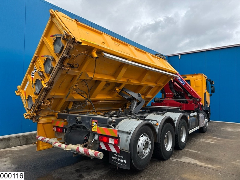 Renault C 430 8x4, EURO 6, HMF, Garnier - Savivartis sunkvežimis, Sunkvežimis su kranu: foto 2 Renault C 430 8x4, EURO 6, HMF, Garnier - Savivartis sunkvežimis, Sunkvežimis su kranu: foto 2