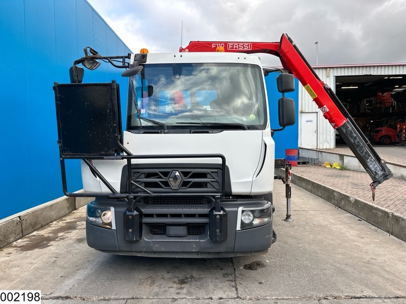 Platforminis/ Bortinis sunkvežimis, Sunkvežimis su kranu Renault D 19 280 EURO 6, Fassi, Remote: foto 15
