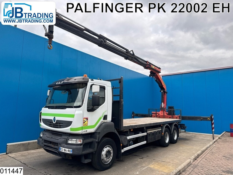 Renault Kerax 380 Dxi 6X4, EURO 5, Palfinger, Manual - Platforminis/ Bortinis sunkvežimis, Sunkvežimis su kranu: foto 1 Renault Kerax 380 Dxi 6X4, EURO 5, Palfinger, Manual - Platforminis/ Bortinis sunkvežimis, Sunkvežimis su kranu: foto 1