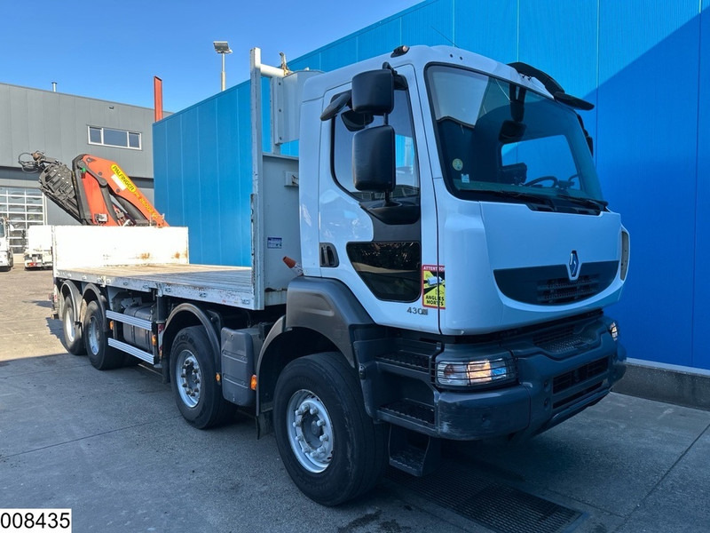 Renault Kerax 430 Dxi 8x4, EURO 5, Palfinger, Remote, Steel suspenion - Platforminis/ Bortinis sunkvežimis, Sunkvežimis su kranu: foto 3 Renault Kerax 430 Dxi 8x4, EURO 5, Palfinger, Remote, Steel suspenion - Platforminis/ Bortinis sunkvežimis, Sunkvežimis su kranu: foto 3