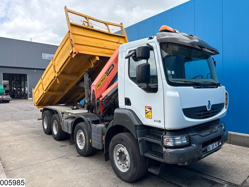 Renault Kerax 450 Dxi 8X4, Manual, Steel suspension, Retarder - Savivartis sunkvežimis, Sunkvežimis su kranu: foto 3 Renault Kerax 450 Dxi 8X4, Manual, Steel suspension, Retarder - Savivartis sunkvežimis, Sunkvežimis su kranu: foto 3