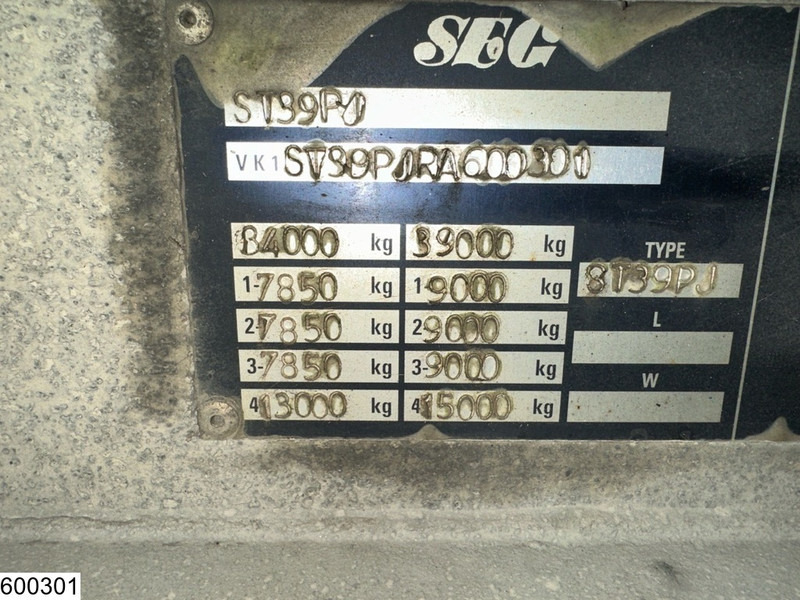 Samro gesloten bak - Furgonas puspriekabė: foto 4 Samro gesloten bak - Furgonas puspriekabė: foto 4