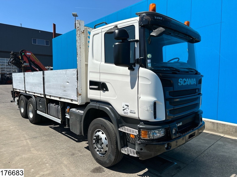 Scania G 440 6X4, EURO 6, Retarder, Palfinger - Platforminis/ Bortinis sunkvežimis, Sunkvežimis su kranu: foto 3 Scania G 440 6X4, EURO 6, Retarder, Palfinger - Platforminis/ Bortinis sunkvežimis, Sunkvežimis su kranu: foto 3