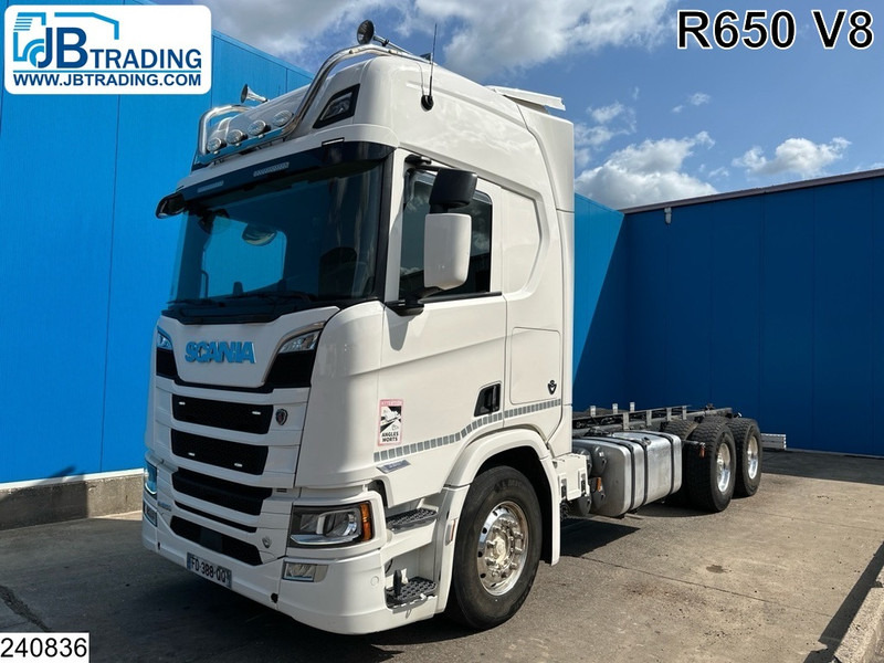 Scania R 650 6X4, EURO 6, Retarder, PTO - Važiuoklės sunkvežimis: foto 1 Scania R 650 6X4, EURO 6, Retarder, PTO - Važiuoklės sunkvežimis: foto 1