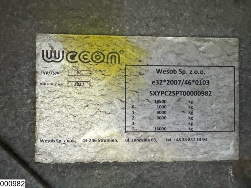 Wecon middenas - Platforminė/ Bortinė priekaba: foto 4 Wecon middenas - Platforminė/ Bortinė priekaba: foto 4