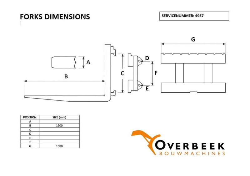 E.L.M. Kragelund A/S RELV 2011 - Sideshift - Forks - Šakės: foto 4 E.L.M. Kragelund A/S RELV 2011 - Sideshift - Forks - Šakės: foto 4
