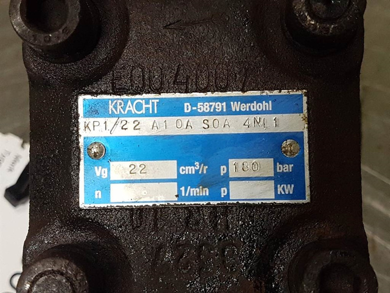Kracht KP1/22A10AS0A - Gearpump/Zahnradpumpe - Hidraulika - Statybinė technika: foto 4 Kracht KP1/22A10AS0A - Gearpump/Zahnradpumpe - Hidraulika - Statybinė technika: foto 4