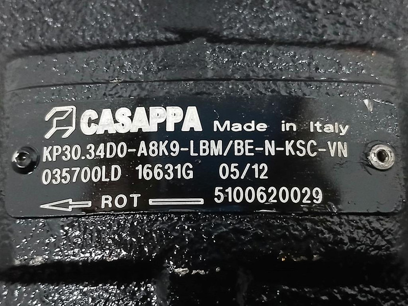 Terex TL120-5100620029-Casappa KP30.34D0-Gearpump - Hidraulika - Statybinė technika: foto 5 Terex TL120-5100620029-Casappa KP30.34D0-Gearpump - Hidraulika - Statybinė technika: foto 5