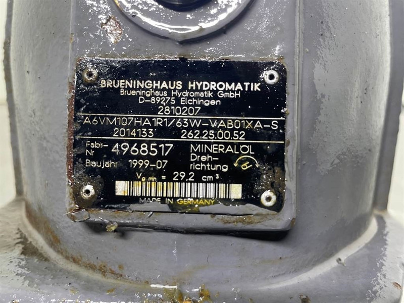 Volvo L30D-ZM2810207-Brueninghaus A6VM107-Drive motor - Hidraulika - Statybinė technika: foto 4 Volvo L30D-ZM2810207-Brueninghaus A6VM107-Drive motor - Hidraulika - Statybinė technika: foto 4