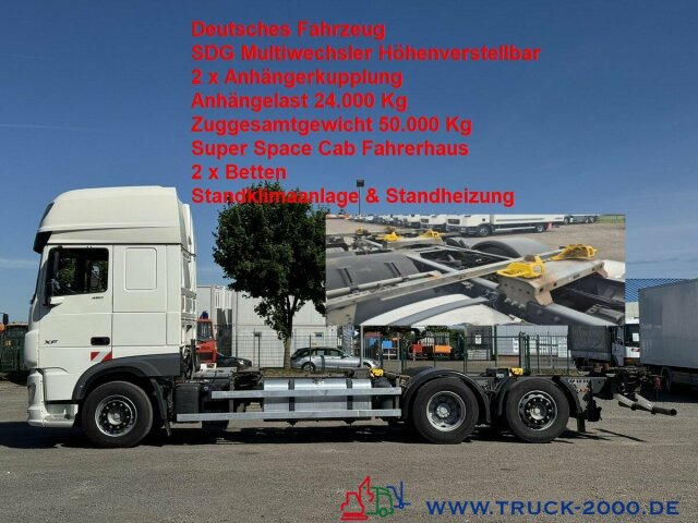 DAF 480 SSC BDF SDG Multiwechsler 2Betten Standklima - Konteineris-vežimus/ Sukeisti kūną sunkvežimis: foto 1 DAF 480 SSC BDF SDG Multiwechsler 2Betten Standklima - Konteineris-vežimus/ Sukeisti kūną sunkvežimis: foto 1