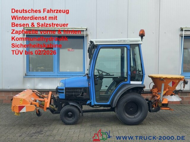 Iseki 2120 Winterdienst Besen + Streuer 2 Zapfwellen - Komunalinis traktorius: foto 1 Iseki 2120 Winterdienst Besen + Streuer 2 Zapfwellen - Komunalinis traktorius: foto 1