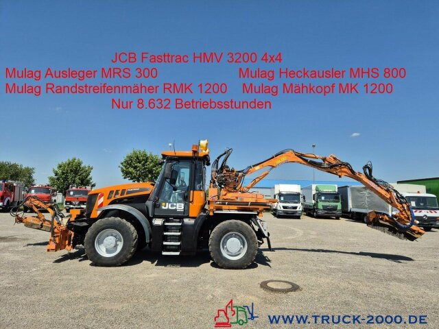 JCB Fastrac inklusive 4x4 Mulag Front + Heck Mäher - Traktorius: foto 1 JCB Fastrac inklusive 4x4 Mulag Front + Heck Mäher - Traktorius: foto 1