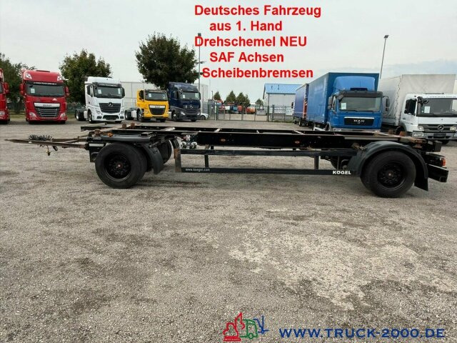 Kögel AW 18 BDF SAF Achsen * Drehschemel NEU * - Konteineris-vežimus/ Sukeisti kūną priekaba: foto 1 Kögel AW 18 BDF SAF Achsen * Drehschemel NEU * - Konteineris-vežimus/ Sukeisti kūną priekaba: foto 1
