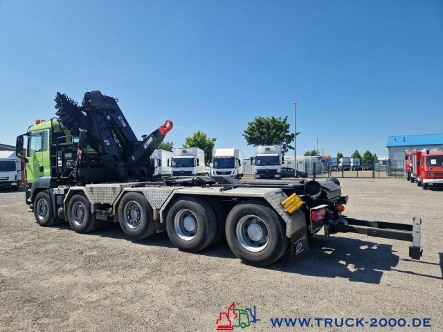 Hook-lift sunkvežimis, Sunkvežimis su kranu MAN 41.480 10x4 Kran Hiab XS322-19m Höhe-10T/2.9m: foto 5