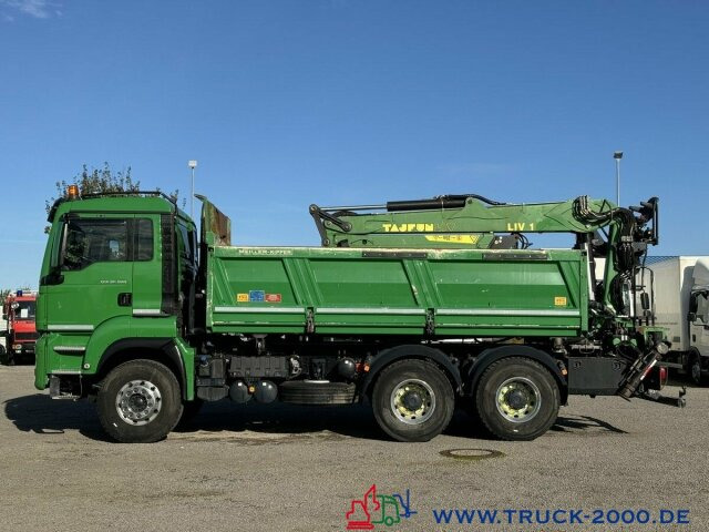 MAN TGS 26.500 6x4 Meiller + Kran + Bordmatik 137TKM - Savivartis sunkvežimis, Sunkvežimis su kranu: foto 4 MAN TGS 26.500 6x4 Meiller + Kran + Bordmatik 137TKM - Savivartis sunkvežimis, Sunkvežimis su kranu: foto 4