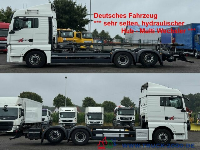 MAN TGX 26.500 XLX Haus Bett hydr Hub Multi Wechsler - Konteineris-vežimus/ Sukeisti kūną sunkvežimis: foto 1 MAN TGX 26.500 XLX Haus Bett hydr Hub Multi Wechsler - Konteineris-vežimus/ Sukeisti kūną sunkvežimis: foto 1