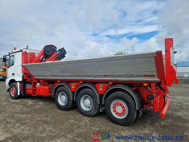 Mercedes-Benz Arocs 3251 8x4 Hiab 302 EP-5 28M/T 19mHakenhöhe - Savivartis sunkvežimis, Sunkvežimis su kranu: foto 5 Mercedes-Benz Arocs 3251 8x4 Hiab 302 EP-5 28M/T 19mHakenhöhe - Savivartis sunkvežimis, Sunkvežimis su kranu: foto 5