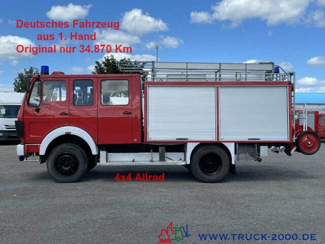 Mercedes-Benz LK 1222 4x4 Ziegler Feuerwehr 1620 L.Tank +Pumpe - Furgonas sunkvežimis: foto 1 Mercedes-Benz LK 1222 4x4 Ziegler Feuerwehr 1620 L.Tank +Pumpe - Furgonas sunkvežimis: foto 1