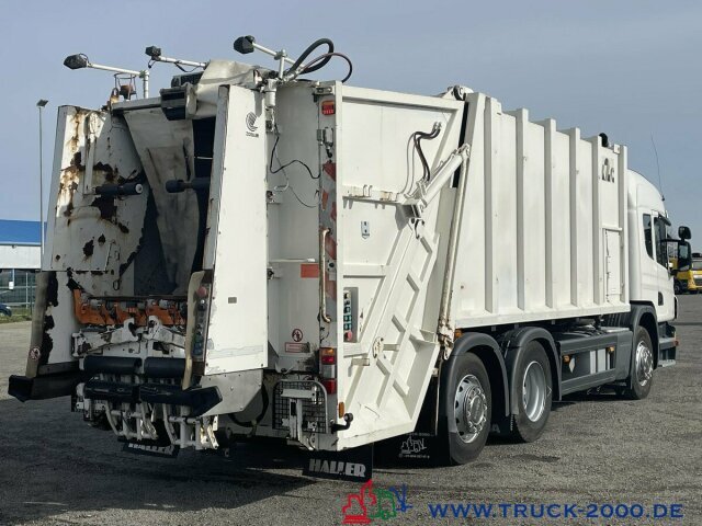 Šiukšliavežis pervežimui šiukšlių Scania P320 Haller 21m³ Schüttung C-Trace Ident.4 Sitze: foto 13