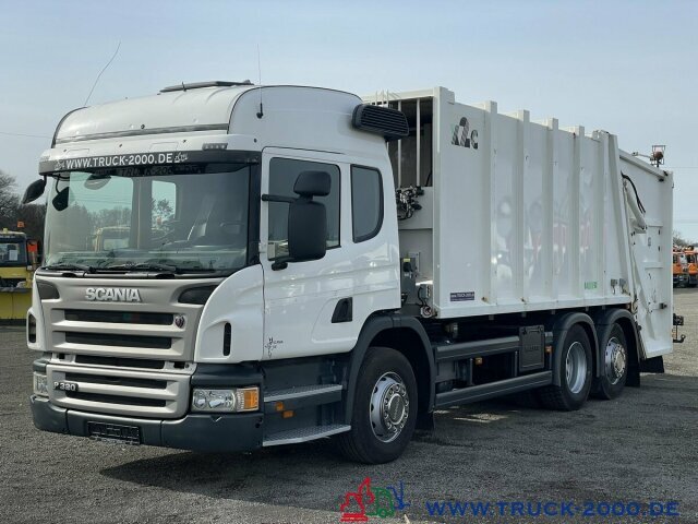Šiukšliavežis pervežimui šiukšlių Scania P320 Haller 21m³ Schüttung C-Trace Ident.4 Sitze: foto 8