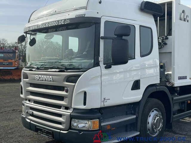 Šiukšliavežis pervežimui šiukšlių Scania P320 Haller 21m³ Schüttung C-Trace Ident.4 Sitze: foto 7