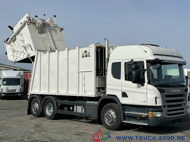 Šiukšliavežis pervežimui šiukšlių Scania P320 Haller 21m³ Schüttung C-Trace Ident.4 Sitze: foto 11