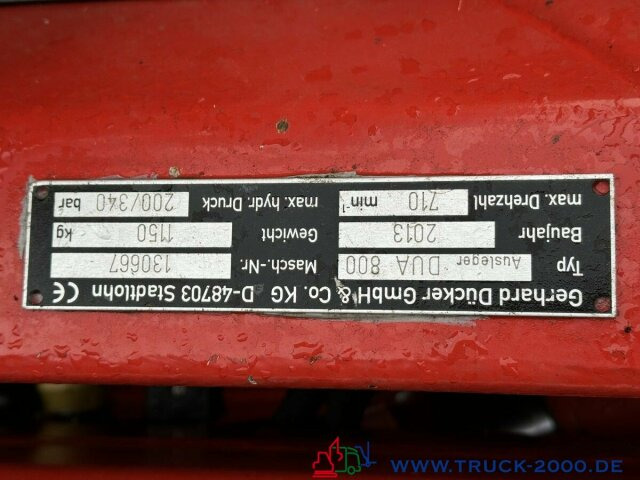 Unimog Dücker Mähkombination RSM Mäher Ausleger DUA800 - Sunkvežimis: foto 5 Unimog Dücker Mähkombination RSM Mäher Ausleger DUA800 - Sunkvežimis: foto 5