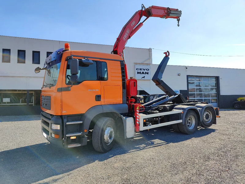 MAN TGA 28.310 Container / Fassi F130 - Hook-lift sunkvežimis, Sunkvežimis su kranu: foto 4 MAN TGA 28.310 Container / Fassi F130 - Hook-lift sunkvežimis, Sunkvežimis su kranu: foto 4