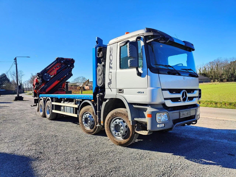 Mercedes-Benz Actros 4151 V8 8x4 Palfinger PK78002 + Flyjib PJ170 - Platforminis/ Bortinis sunkvežimis, Sunkvežimis su kranu: foto 2 Mercedes-Benz Actros 4151 V8 8x4 Palfinger PK78002 + Flyjib PJ170 - Platforminis/ Bortinis sunkvežimis, Sunkvežimis su kranu: foto 2