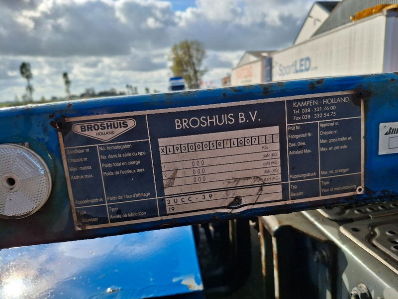 Broshuis 3UCC 39 EU - Konteineris-vežimus/ Sukeisti kūną puspriekabė: foto 3 Broshuis 3UCC 39 EU - Konteineris-vežimus/ Sukeisti kūną puspriekabė: foto 3