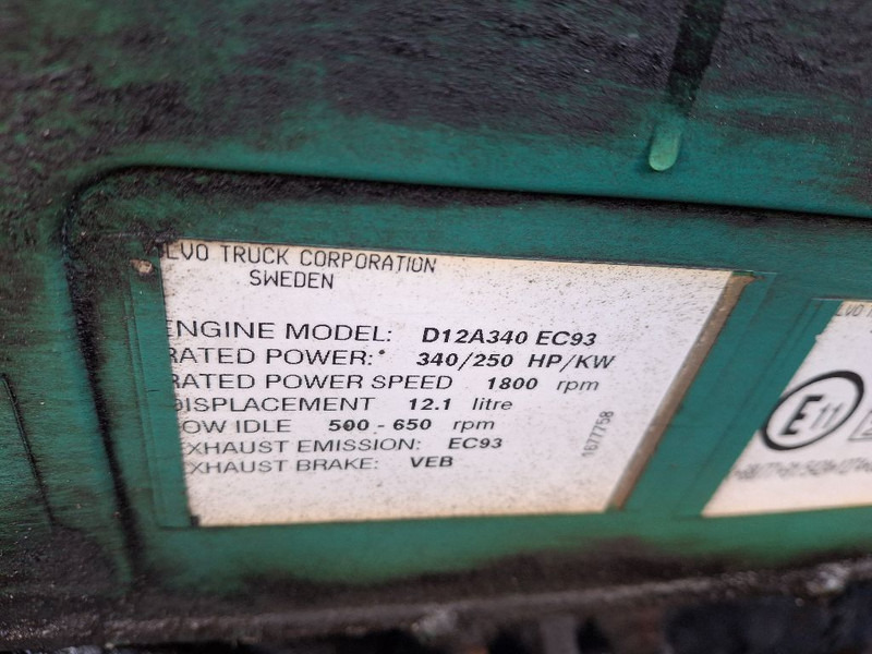 Volvo D12A340 - Variklis: foto 2 Volvo D12A340 - Variklis: foto 2