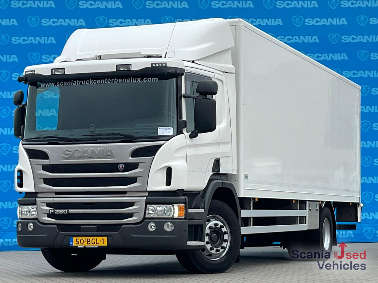SCANIA P 280 DB4x2MNA TAILLIFT 2T BOX 750x249x230cm - Furgonas sunkvežimis: foto 1 SCANIA P 280 DB4x2MNA TAILLIFT 2T BOX 750x249x230cm - Furgonas sunkvežimis: foto 1