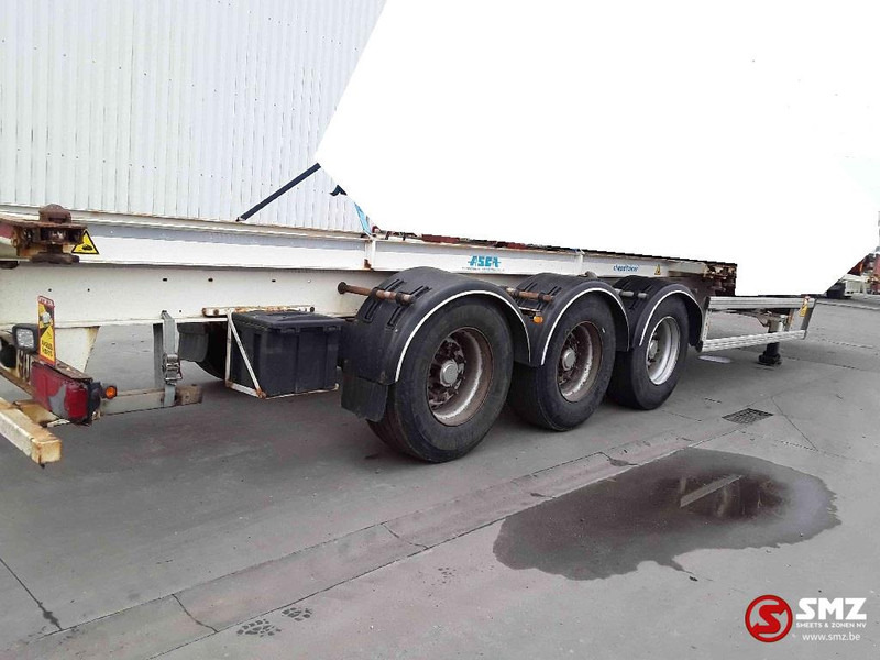 Konteineris-vežimus/ Sukeisti kūną puspriekabė ASCA Oplegger 40ft: foto 7