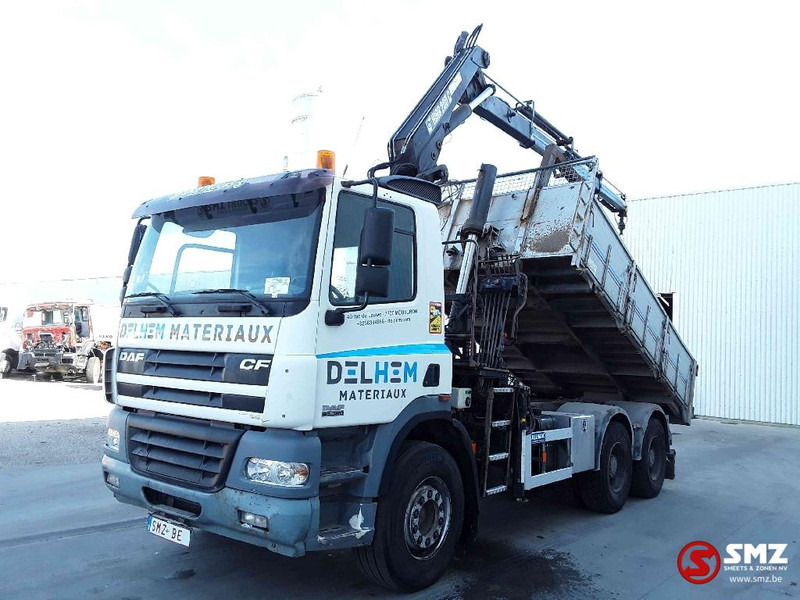 DAF 85 CF 380 Hiab 200-3 No remote tractor-tipper - Savivartis sunkvežimis, Sunkvežimis su kranu: foto 2 DAF 85 CF 380 Hiab 200-3 No remote tractor-tipper - Savivartis sunkvežimis, Sunkvežimis su kranu: foto 2