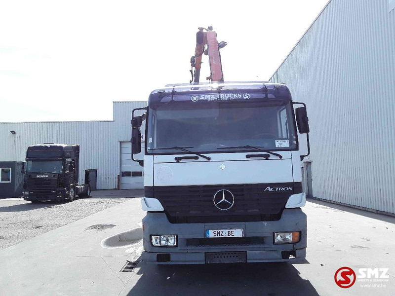 Mercedes-Benz Actros 1831 Atlas Ak140.1A4+remote lames steel 165000km - Platforminis/ Bortinis sunkvežimis, Sunkvežimis su kranu: foto 2 Mercedes-Benz Actros 1831 Atlas Ak140.1A4+remote lames steel 165000km - Platforminis/ Bortinis sunkvežimis, Sunkvežimis su kranu: foto 2