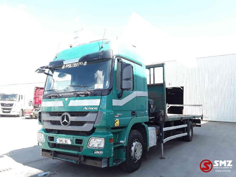 Mercedes-Benz Actros 1841 - Platforminis/ Bortinis sunkvežimis, Sunkvežimis su kranu: foto 3 Mercedes-Benz Actros 1841 - Platforminis/ Bortinis sunkvežimis, Sunkvežimis su kranu: foto 3