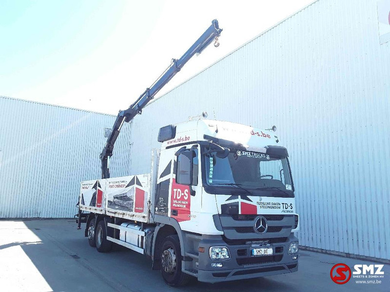 Mercedes-Benz Actros 2636 Hiab 123 B 2+remote - Platforminis/ Bortinis sunkvežimis, Sunkvežimis su kranu: foto 1 Mercedes-Benz Actros 2636 Hiab 123 B 2+remote - Platforminis/ Bortinis sunkvežimis, Sunkvežimis su kranu: foto 1