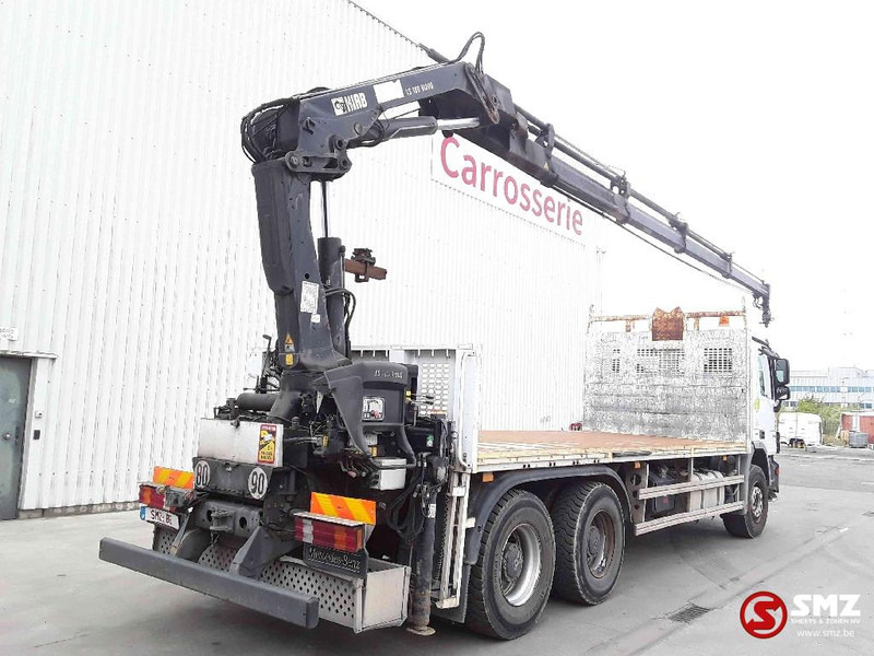 Platforminis/ Bortinis sunkvežimis, Sunkvežimis su kranu Mercedes-Benz Actros 2636 hiab 166fs 4 remote: foto 9
