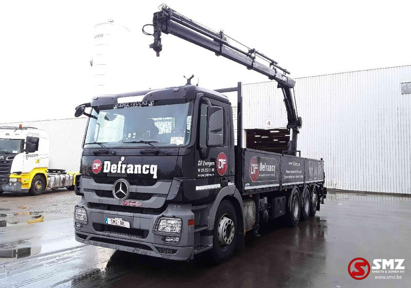 Mercedes-Benz Actros 3236 hiab 166-5remote - Platforminis/ Bortinis sunkvežimis, Sunkvežimis su kranu: foto 3 Mercedes-Benz Actros 3236 hiab 166-5remote - Platforminis/ Bortinis sunkvežimis, Sunkvežimis su kranu: foto 3