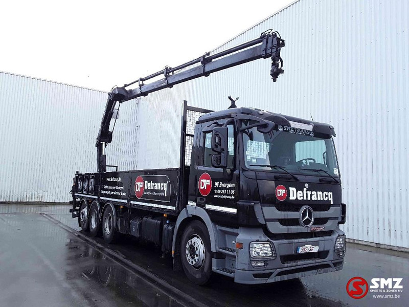 Mercedes-Benz Actros 3236 hiab 166-5remote - Platforminis/ Bortinis sunkvežimis, Sunkvežimis su kranu: foto 1 Mercedes-Benz Actros 3236 hiab 166-5remote - Platforminis/ Bortinis sunkvežimis, Sunkvežimis su kranu: foto 1